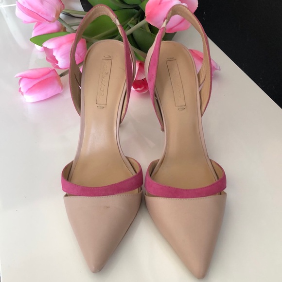 BCBGMAXAZRIA Clare Pointed Toe Leather Heels sz 9 - Picture 3 of 6